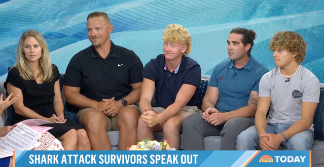 Shark attack survivors share their stories, offer advice to swimmers